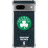 NBA Boston Celtics Black Secondary Logo Google Pixel 7a Clear Case